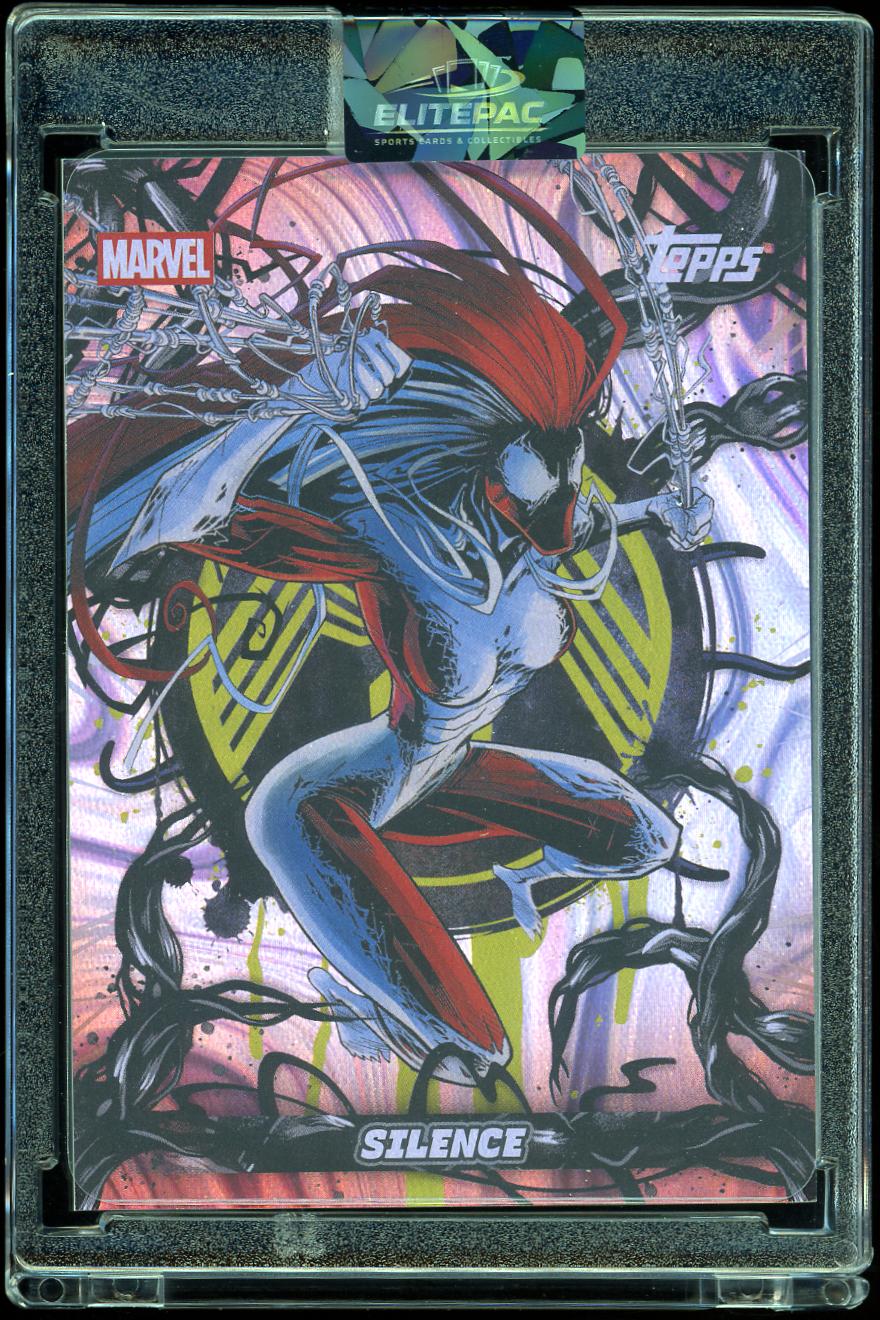 2026 Topps Mint Marvel #MS-12 Silence Mass Symbiote Takeover