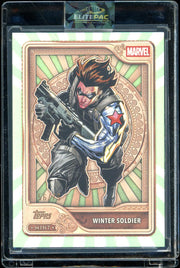 2026 Topps Mint Marvel #17 Winter Soldier Green Mint Foil 56/75