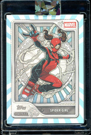 2026 Topps Mint Marvel #73 Spider-Girl Sky Blue Foil 92/100