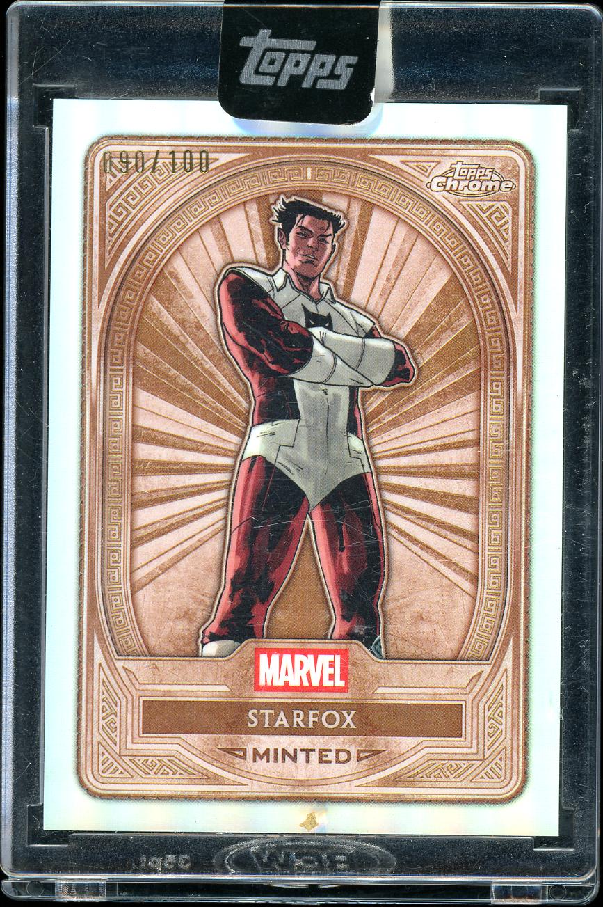 2025 Topps Mint Marvel #8 Starfox Chrome 90/100