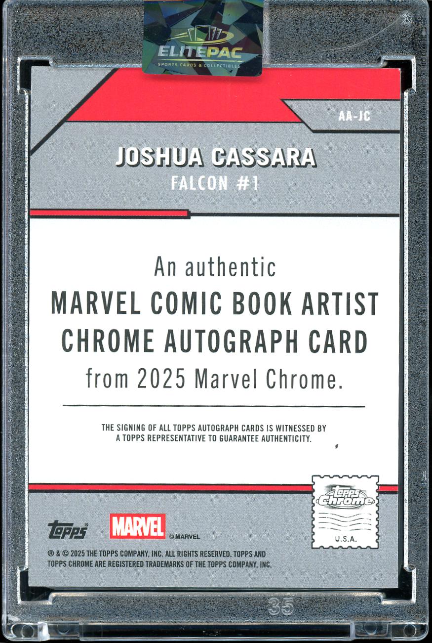 2024 Topps Chrome Marvel #CA-JC Joshua Cassara Artist Auto 20/75