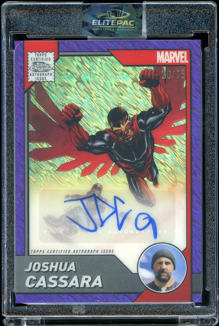 2024 Topps Chrome Marvel #CA-JC Joshua Cassara Artist Auto 20/75