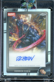 2026 Topps Chrome Marvel #AA-DC Derrick Chew Authentic Marvel Comic Book Artist