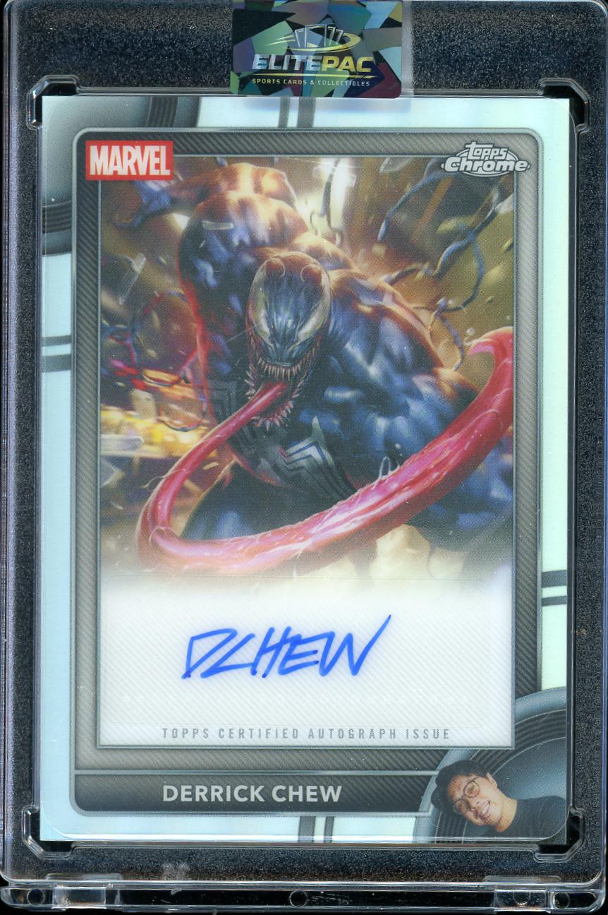 2026 Topps Chrome Marvel #AA-DC Derrick Chew Authentic Marvel Comic Book Artist
