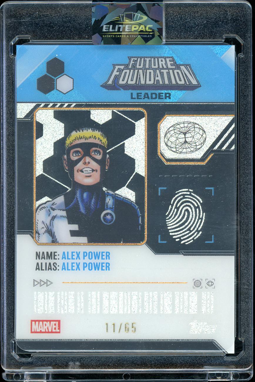 2026 Topps Future Foundation ID Card Alex Power FF-01 11/65