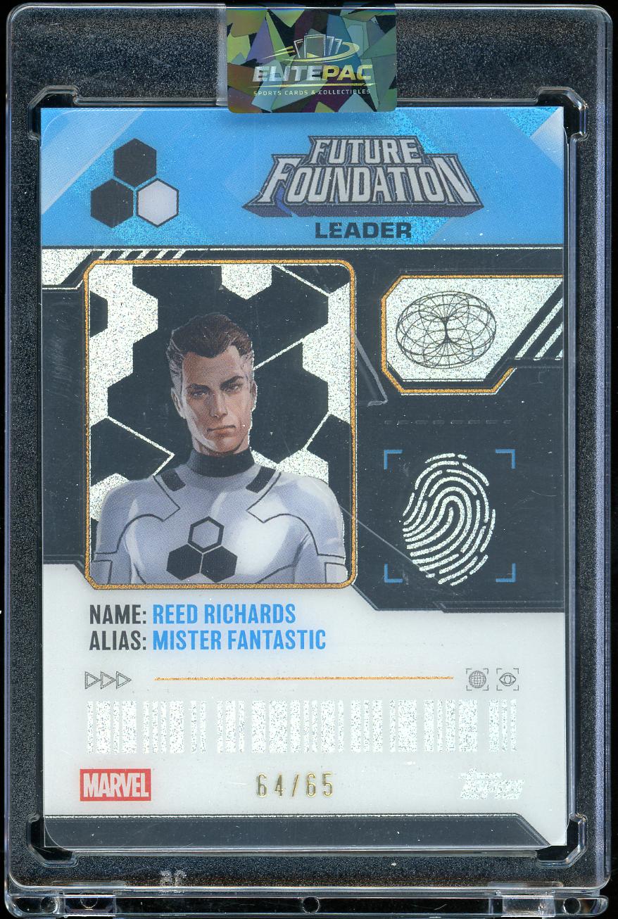 2026 Topps Future Foundation ID Card Mister Fantastic FF-07 64/65