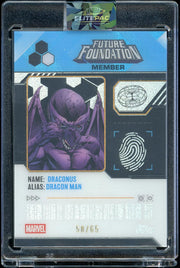 2026 Topps Future Foundation ID Card Dragon Man FF-03 58/65