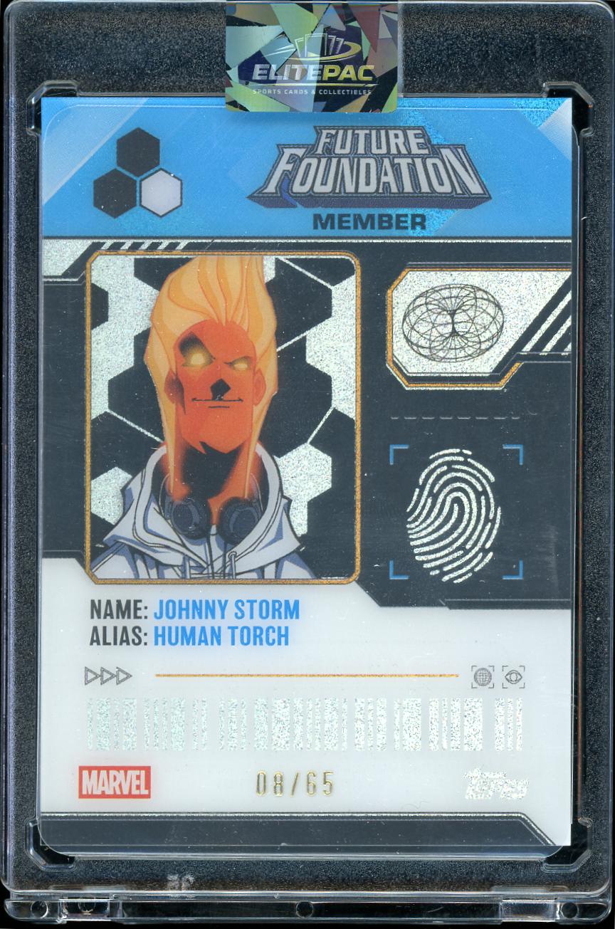 2026 Topps Future Foundation ID Card Human Torch FF-05 08/65