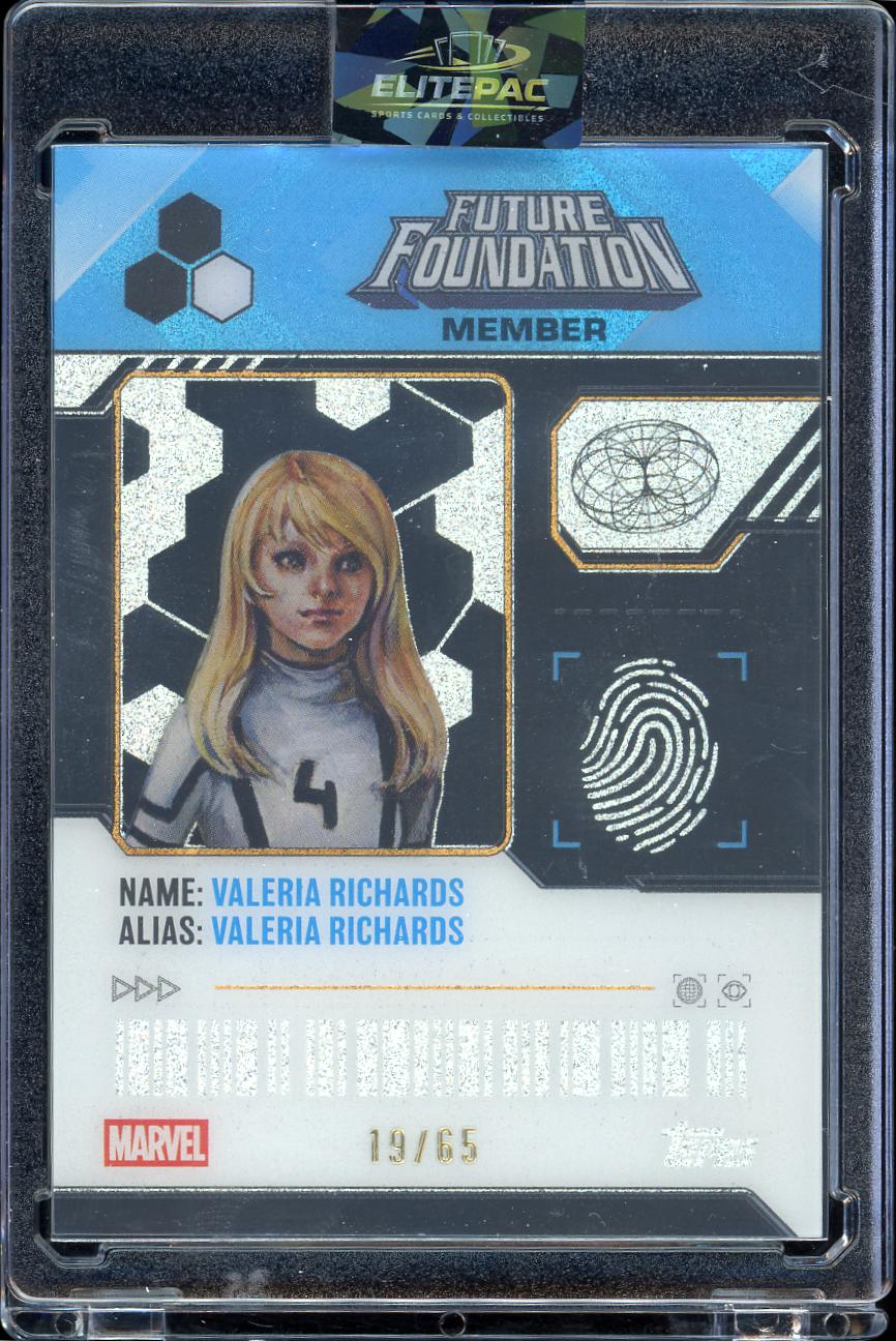 2026 Topps Future Foundation ID Card Valeria Richards FF-09 19/65