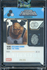 2026 Topps Future Foundation ID Card The Thing FF-02 09/65