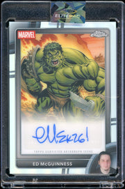 2026 Topps Chrome Marvel #AA-EM Ed McGuinness Authentic Marvel Comic Book Artist