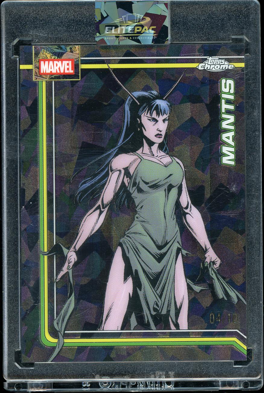 2026 Topps Chrome Marvel #76 Mantis Black Refractor 04/10