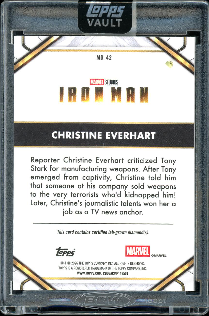 2026 Topps Vault Marvel Christine Everhart Diamond 22/50