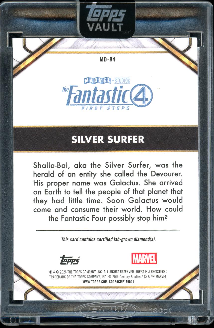 2026 Topps Vault Marvel Silver Surfer Diamond 14/50