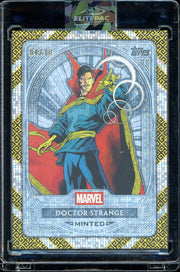 2025 Topps Mint Marvel #110 Doctor Strange Black & Yellow Electric Dots