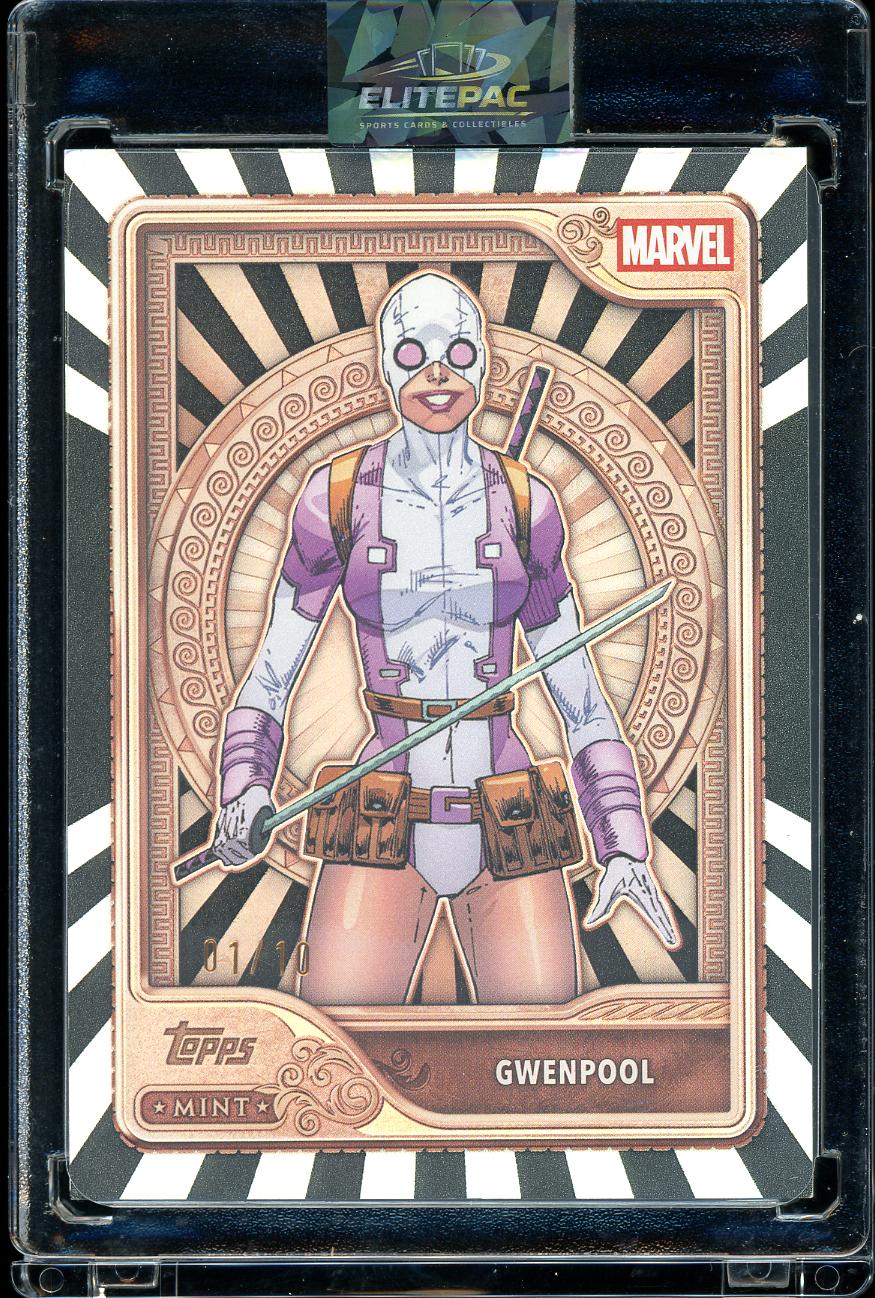 2026 Topps Mint Marvel #48 Gwenpool Black Foil Alpha 1/10