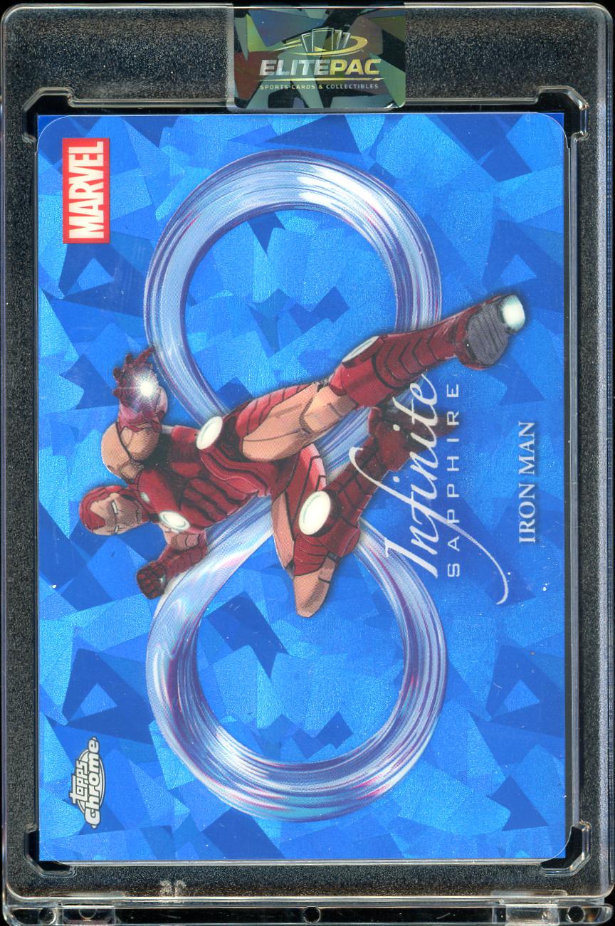 2025 topps Marvel Infinite Sapphire Iron Man IS-5
