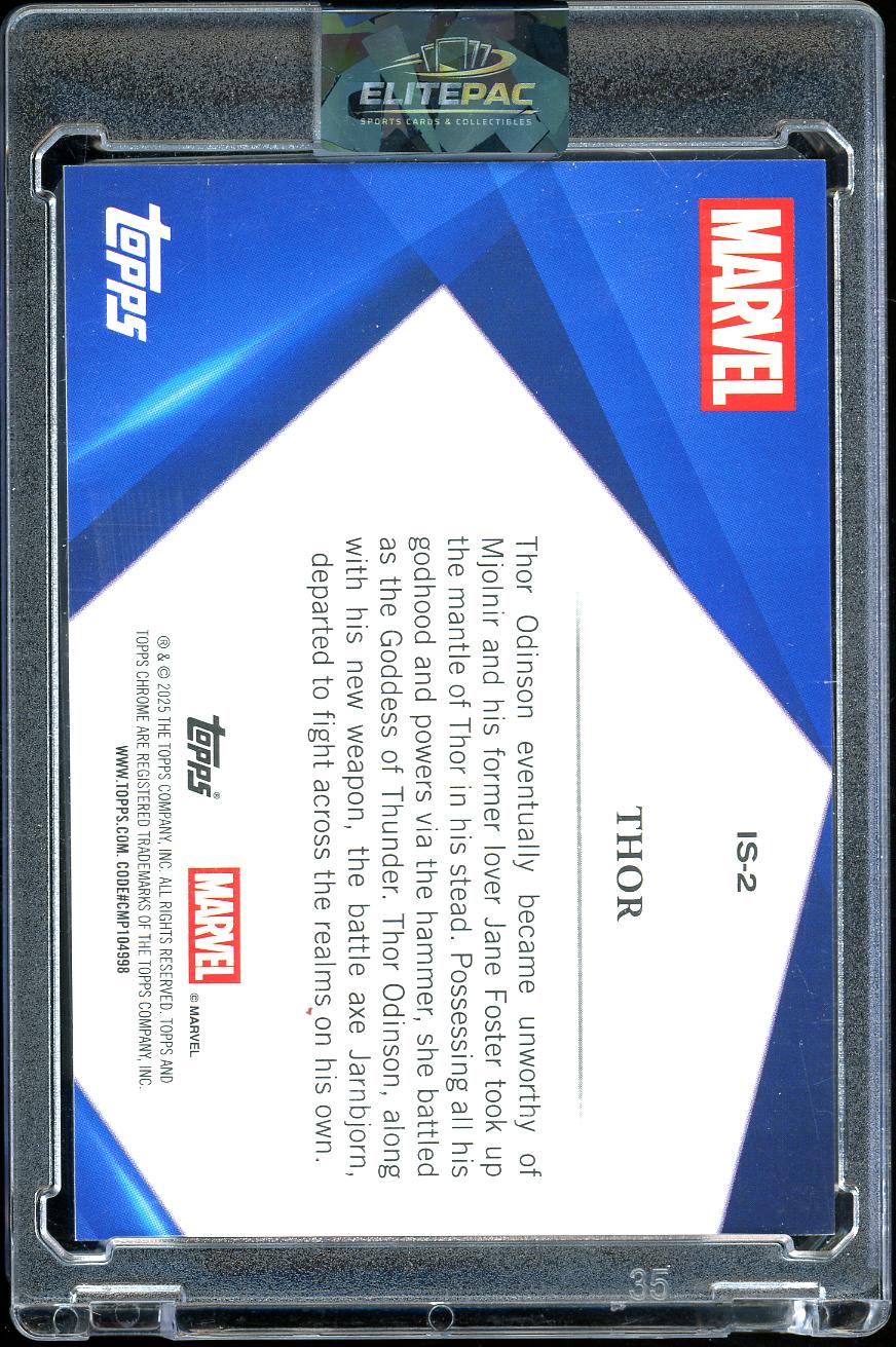 #IG-JB1 2025 topps Marvel Infinite Sapphire Thor IS-2