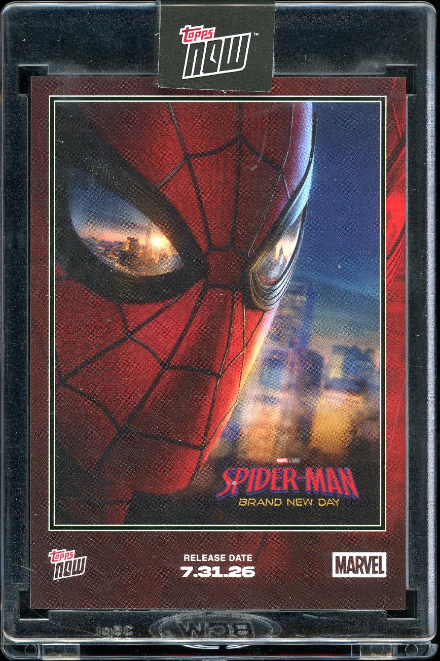 Topps Now Spider Man Brand new Day Movie SM01