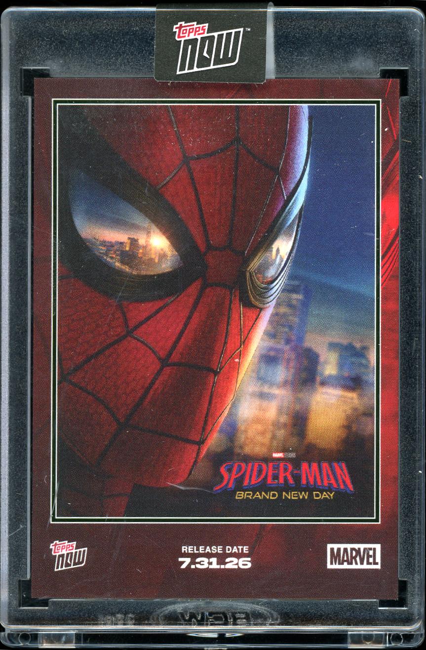 Topps Now Spider Man Brand new Day Movie SM01