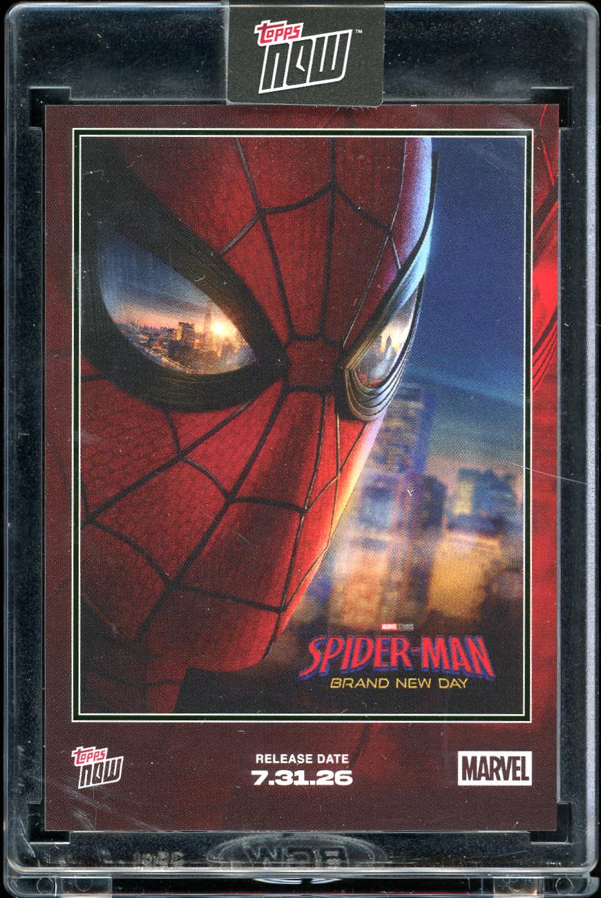 Topps Now Spider Man Brand new Day Movie SM01