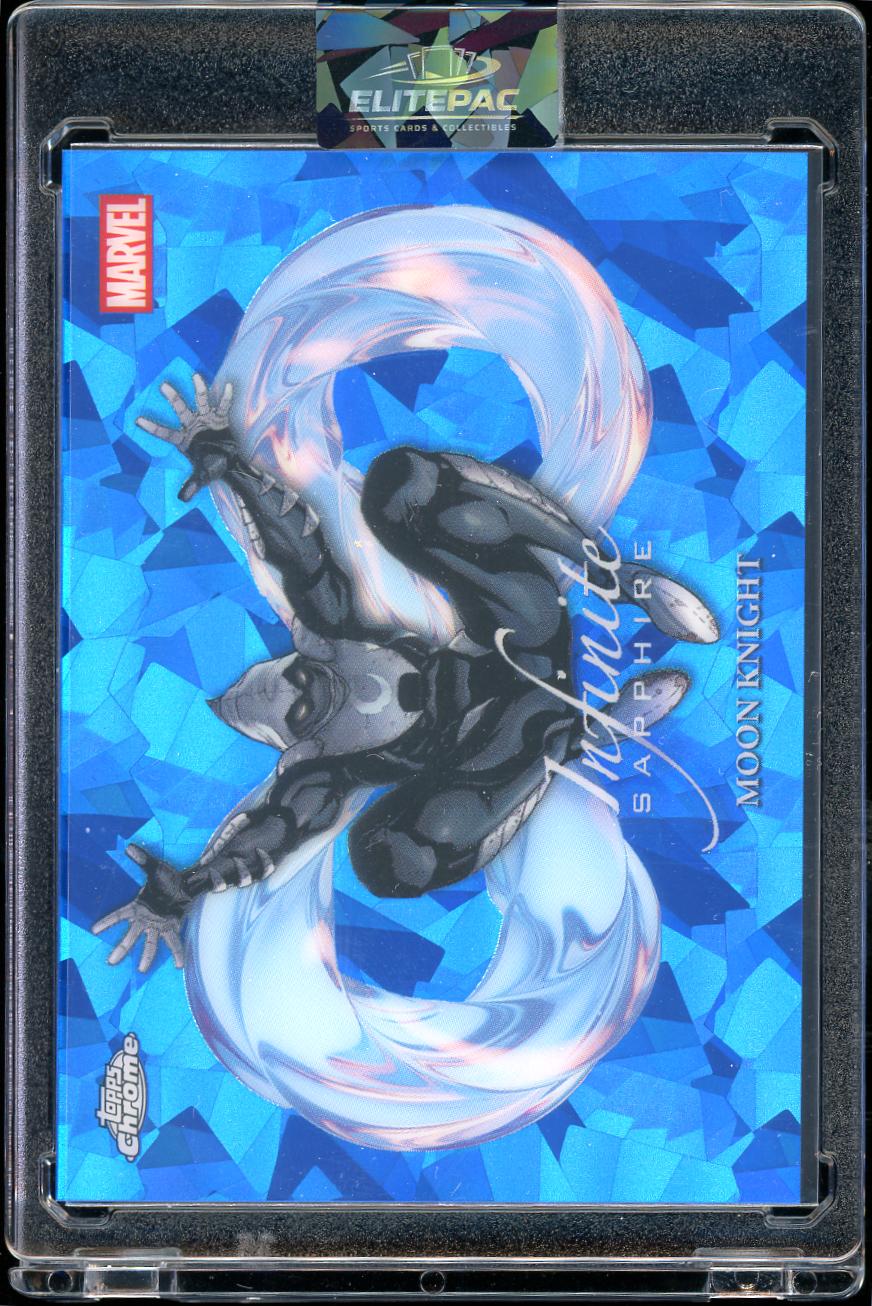 2026 Topps Chrome Marvel Comics Sapphire Edition #IS-03 Moon Knight Infinite