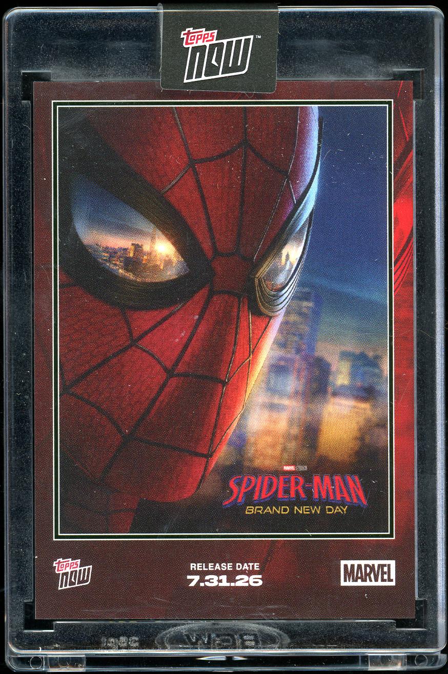 Topps Now Spider Man Brand new Day Movie SM01