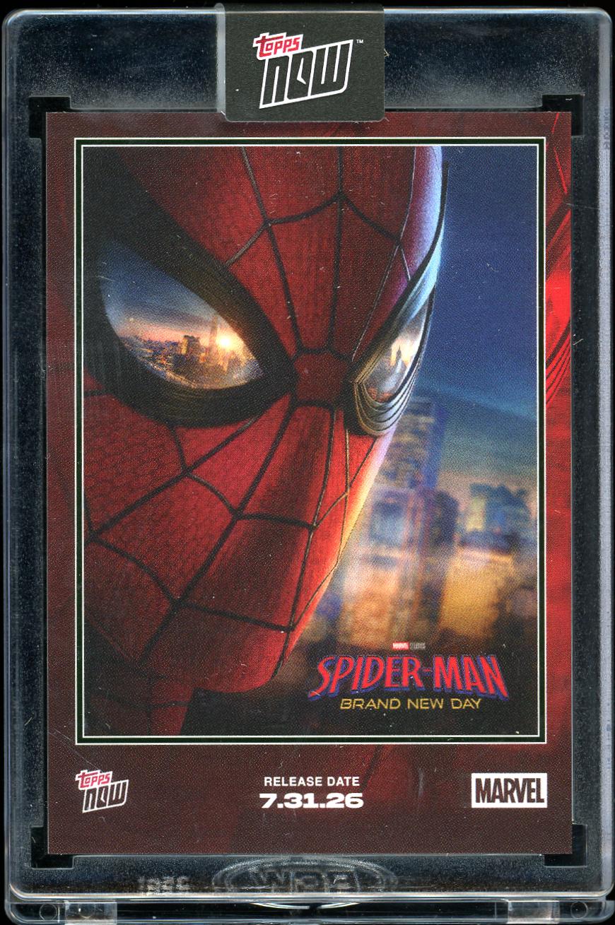 Topps Now Spider Man Brand new Day Movie SM01