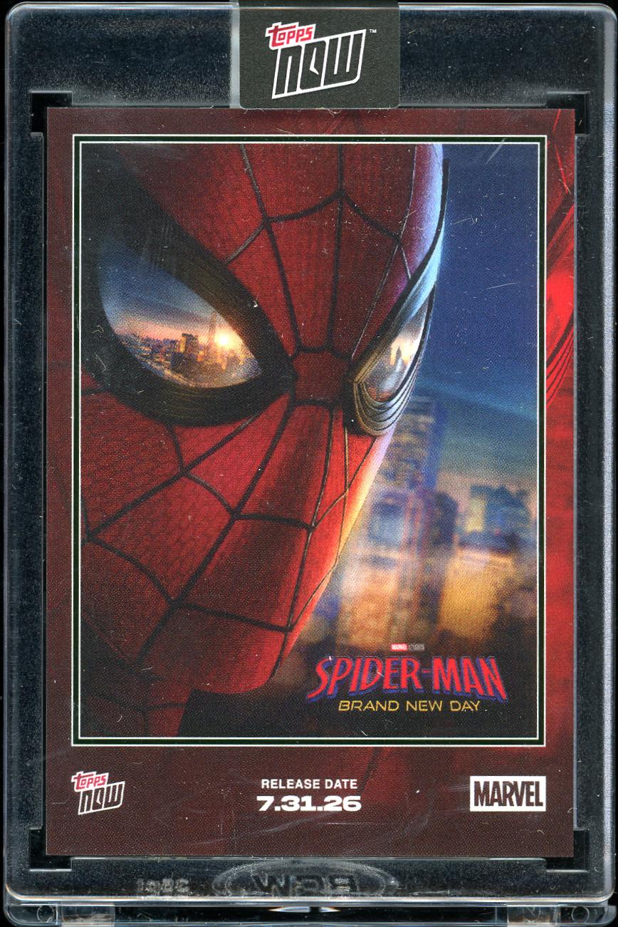 Topps Now Spider Man Brand new Day Movie SM01