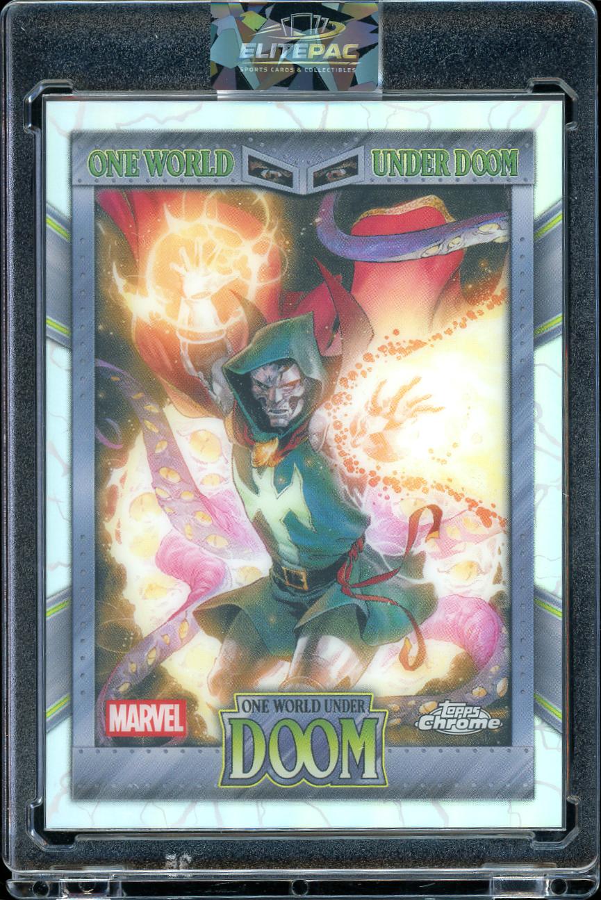 2026 Topps Chrome Marvel #OW-08 One World Under Doom #8 One World Under Doom