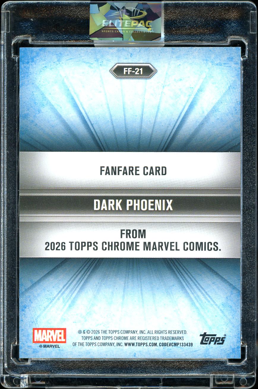 2026 Topps Chrome Marvel #FF-21 Dark Phoenix Fanfare