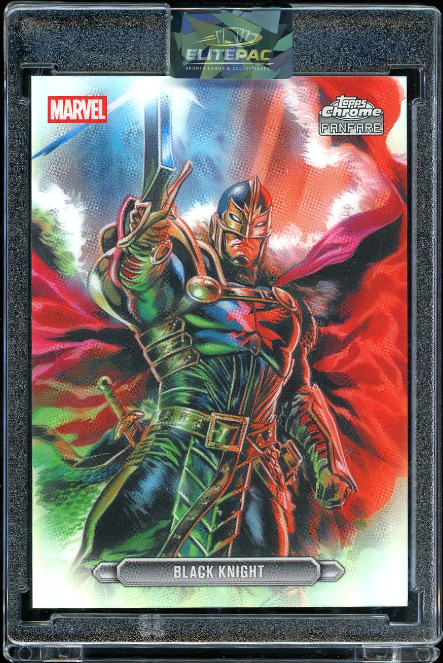 2026 Topps Chrome Marvel #FF-04 Black Knight Fanfare