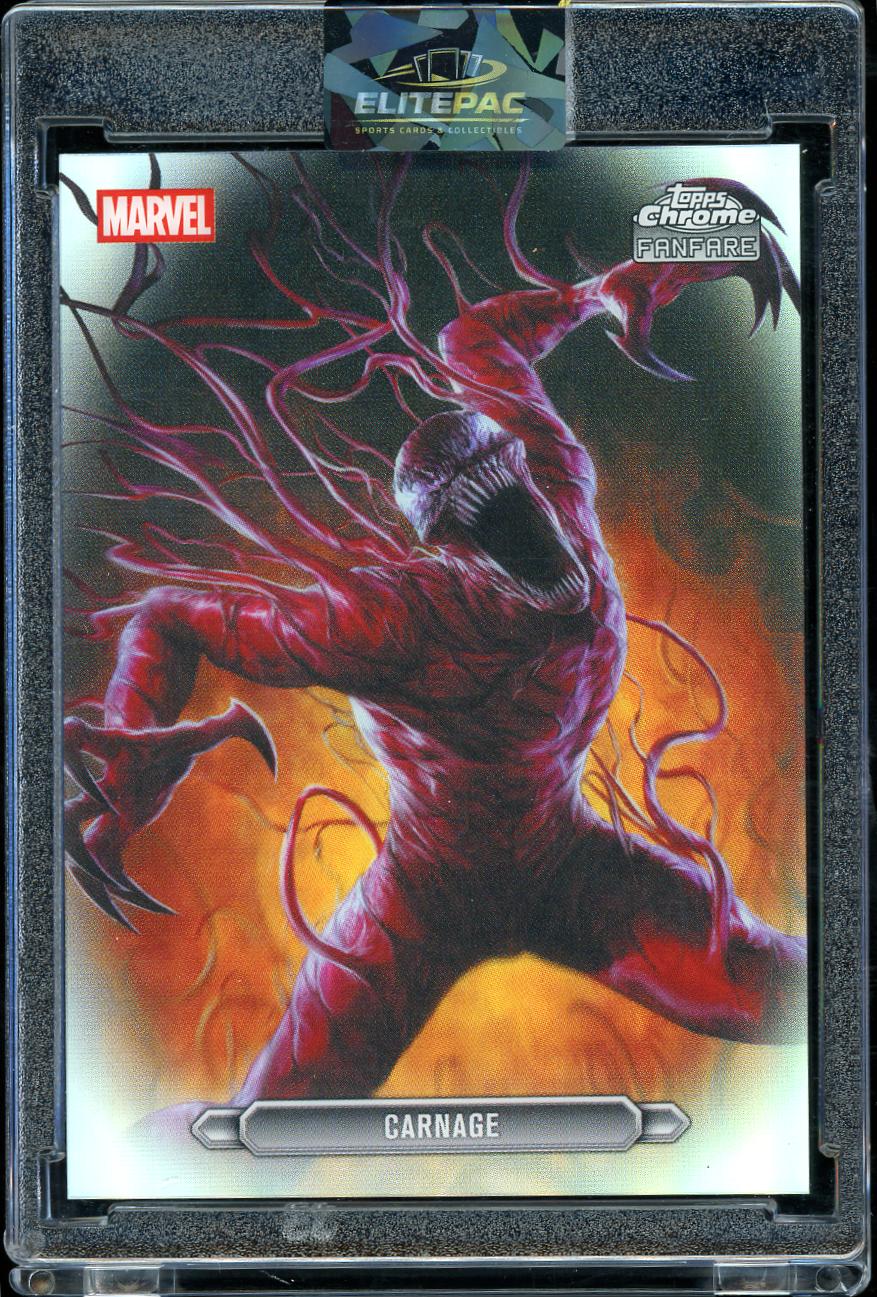 2026 Topps Chrome Marvel #FF-08 Carnage Fanfare