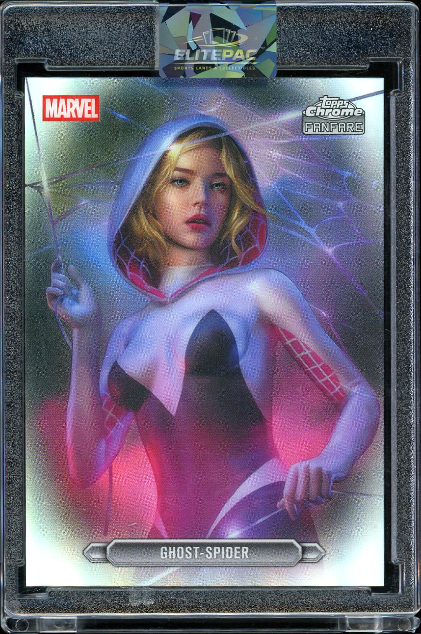 2026 Topps Chrome Marvel #FF-17 Ghost-Spider Fanfare