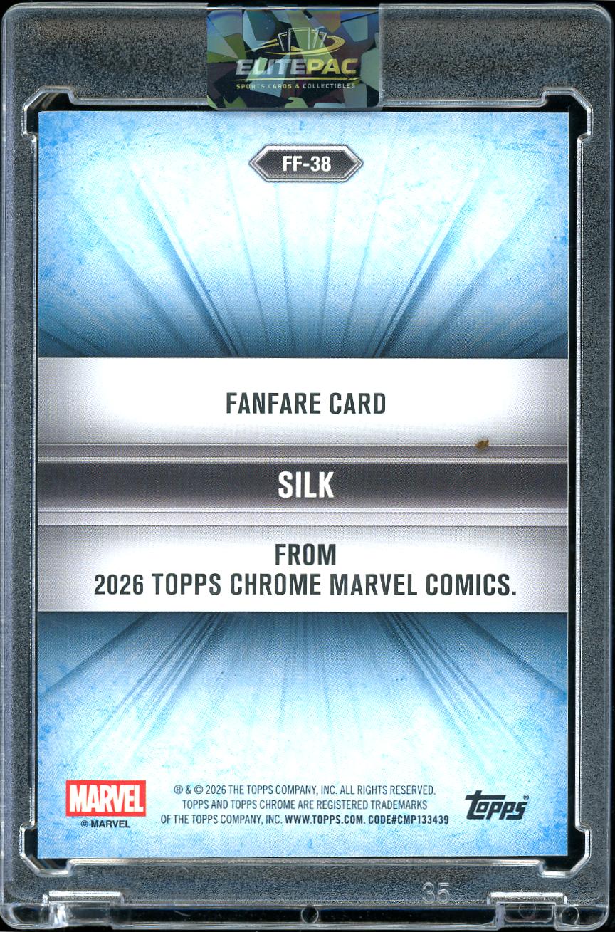 2026 Topps Chrome Marvel #FF-38 Silk Fanfare