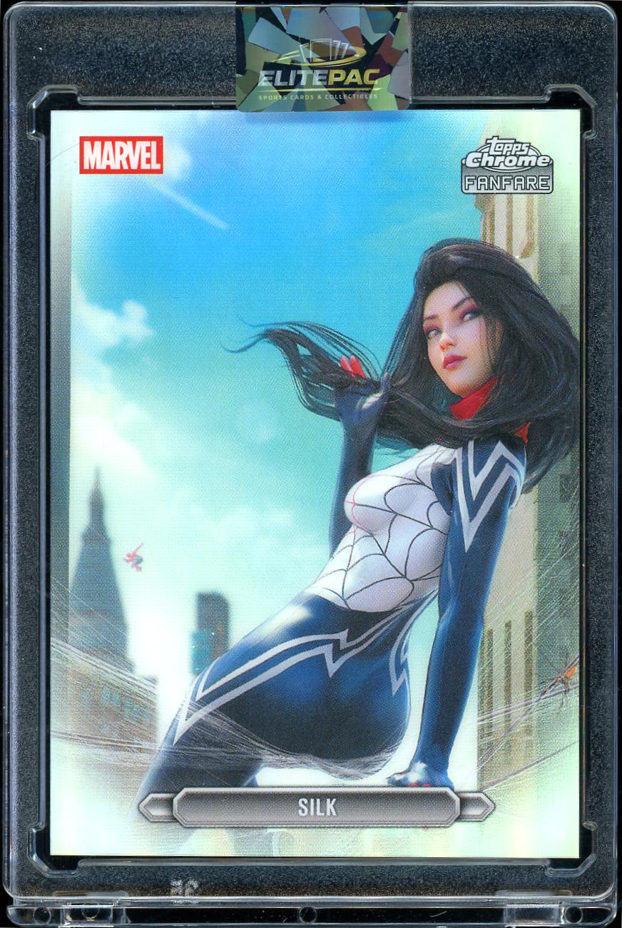 2026 Topps Chrome Marvel #FF-38 Silk Fanfare