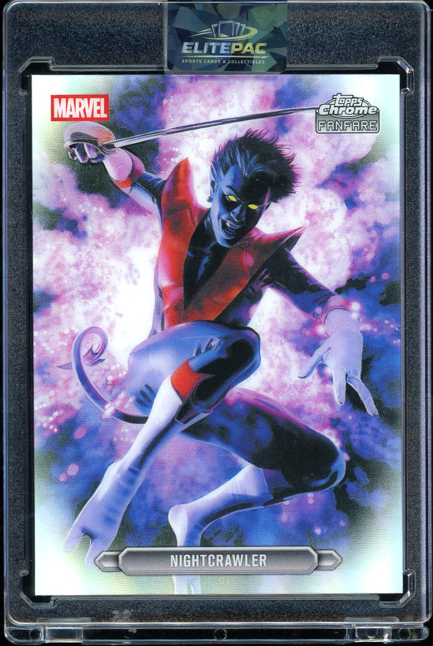2026 Topps Chrome Marvel #FF-32 Nightcrawler Fanfare