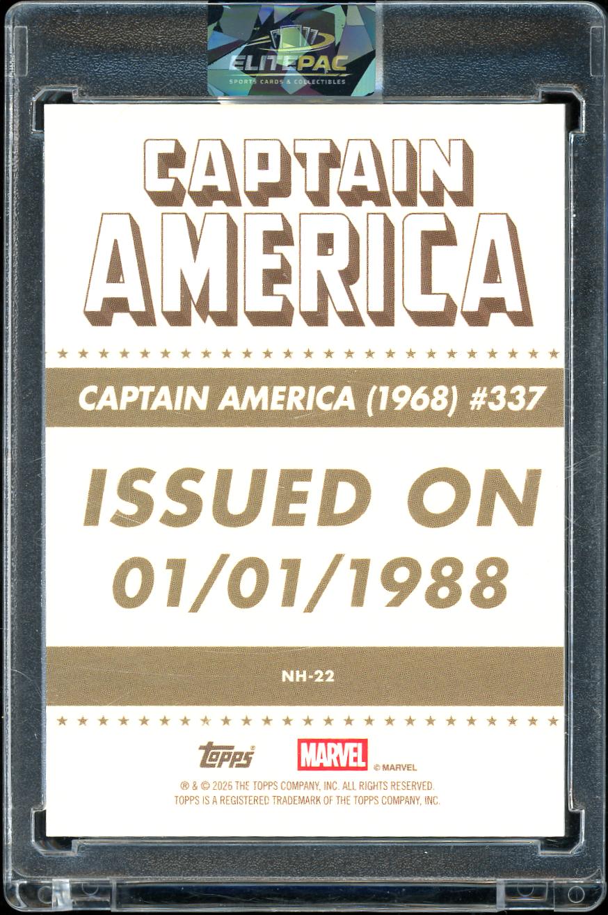 2026 Topps Brooklyn Collection Marvel Captain America Purple