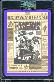 2026 Topps Brooklyn Collection Marvel Captain America Purple