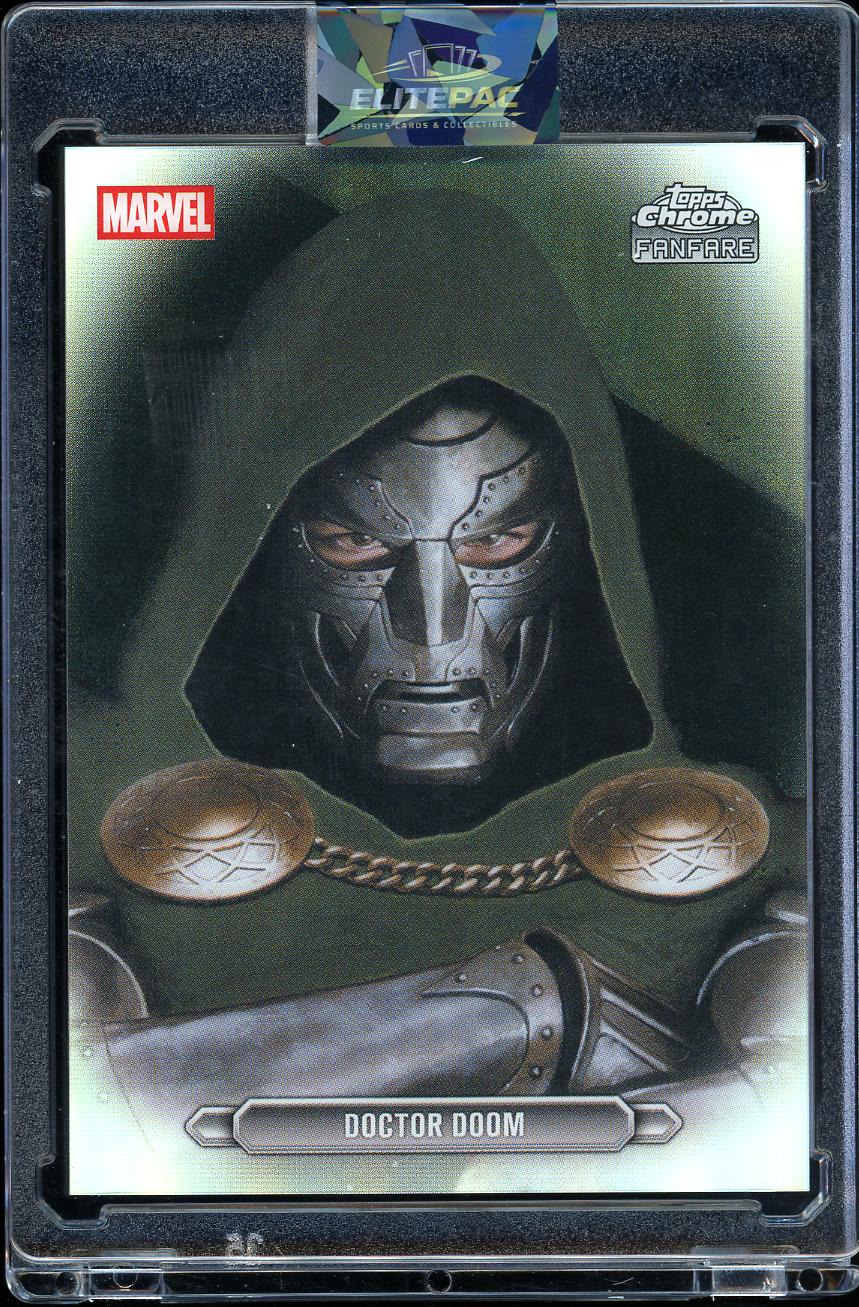 2026 Topps Chrome Marvel #FF-13 Doctor Doom Fanfare