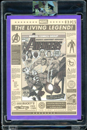 2026 Topps Brooklyn Collection Marvel Captain America  Purple