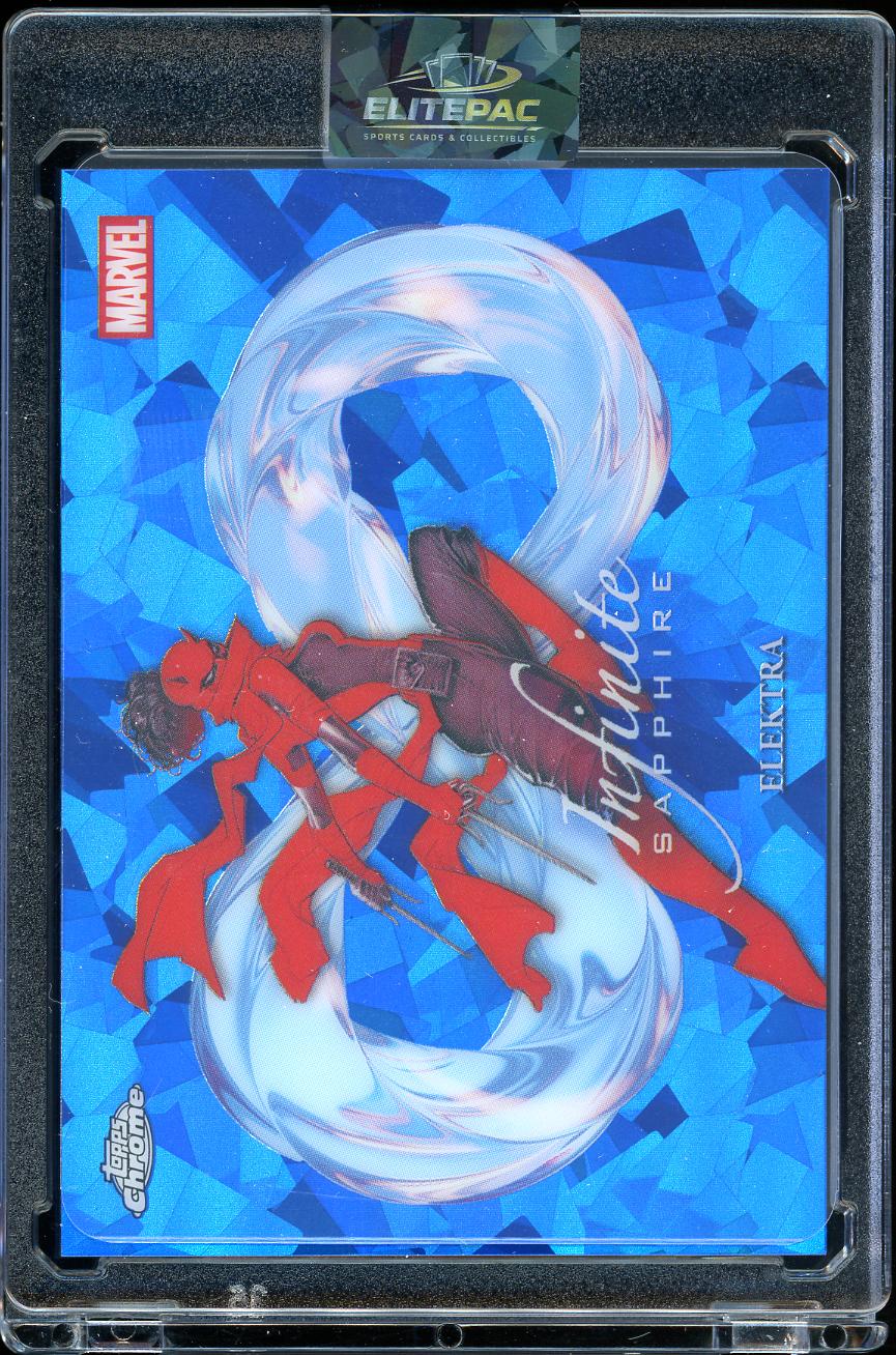 2026 Topps Chrome Marvel Comics Sapphire Edition #IS-04 Elektra Infinite