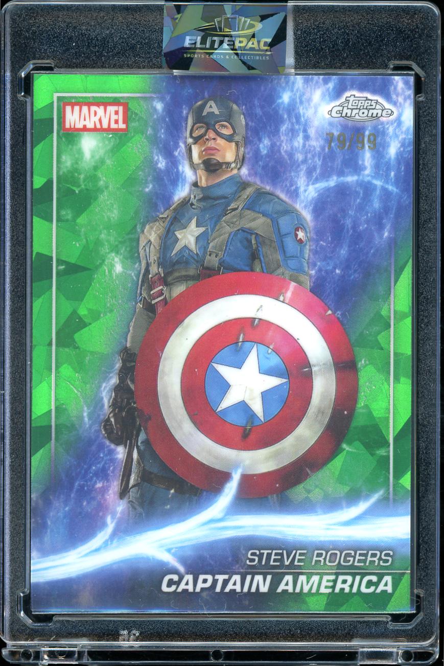 2025 Topps Chrome Marvel Studios #20 Captain America