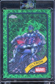 2025 Topps Chrome Marvel #138 Ultron Hulk Green Lazer 44/99
