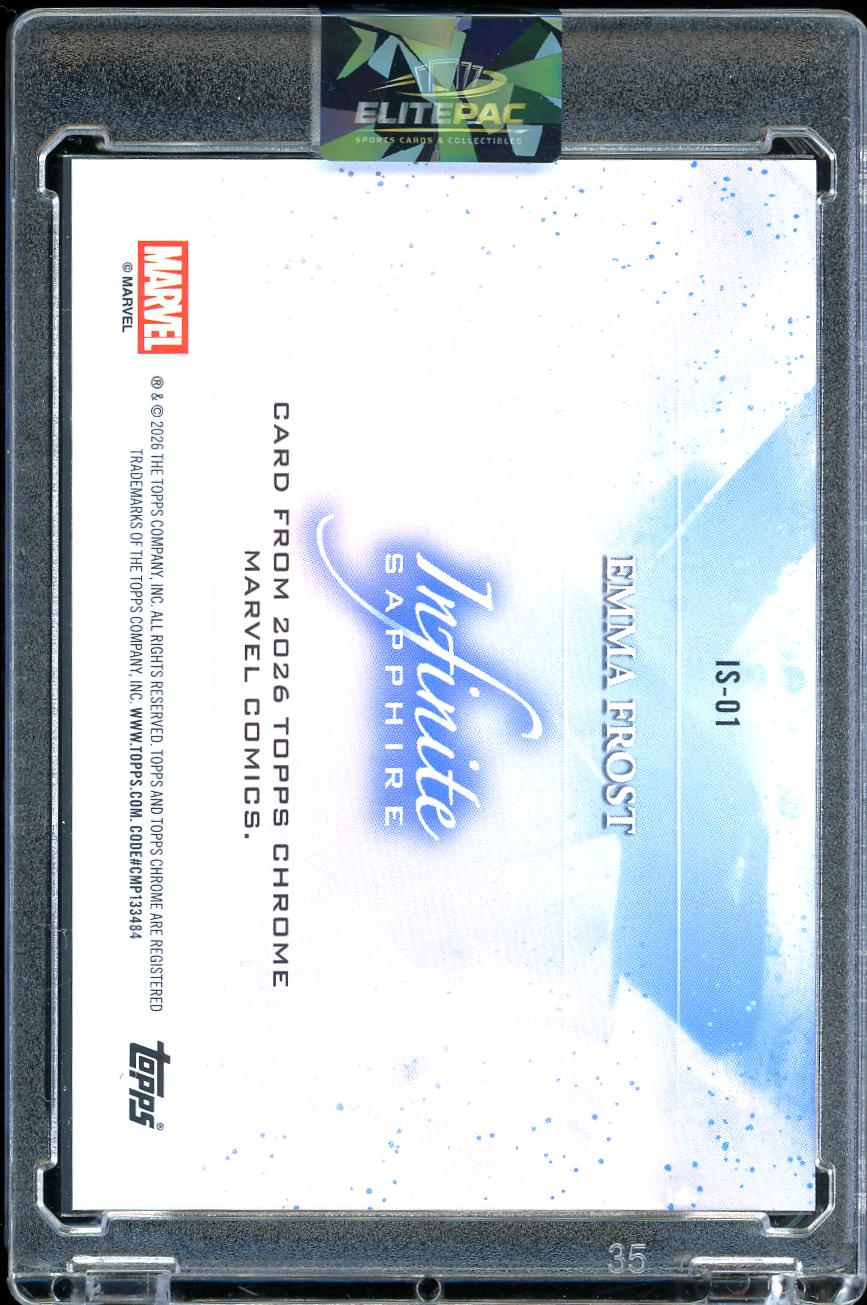 2026 Topps Chrome Marvel Comics Sapphire Edition #IS-01