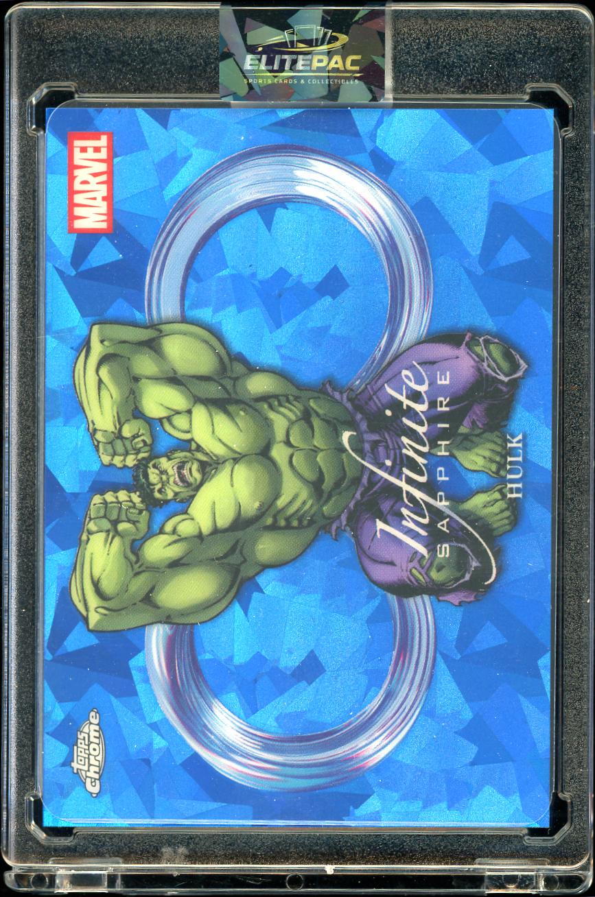 2025 topps Marvel Infinite Sapphire Hulk IS-4