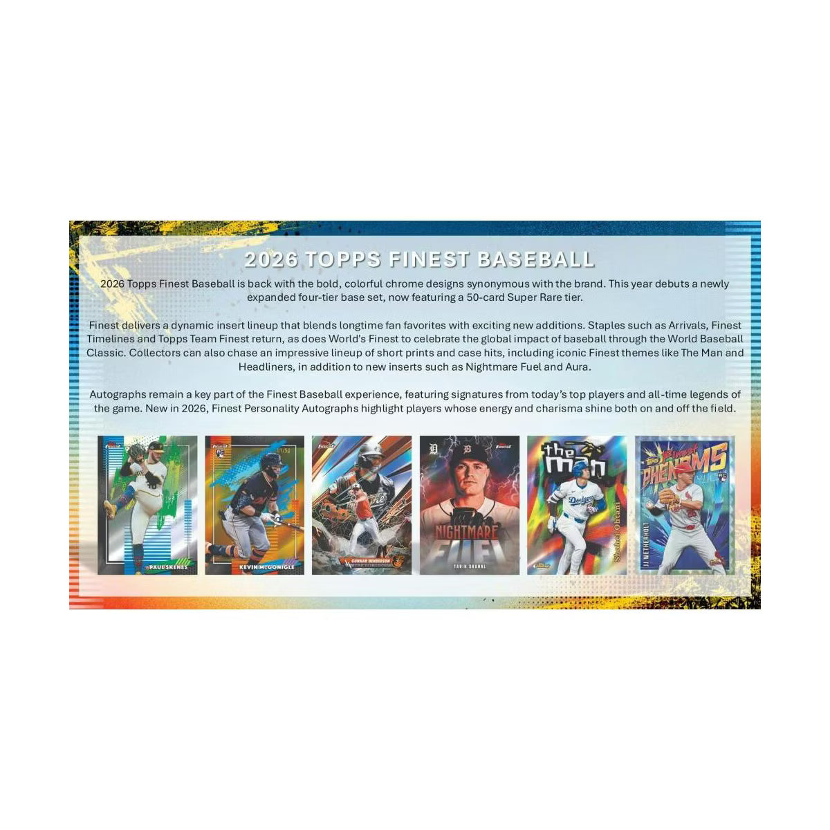 2026 Topps Finest Baseball Hobby pack