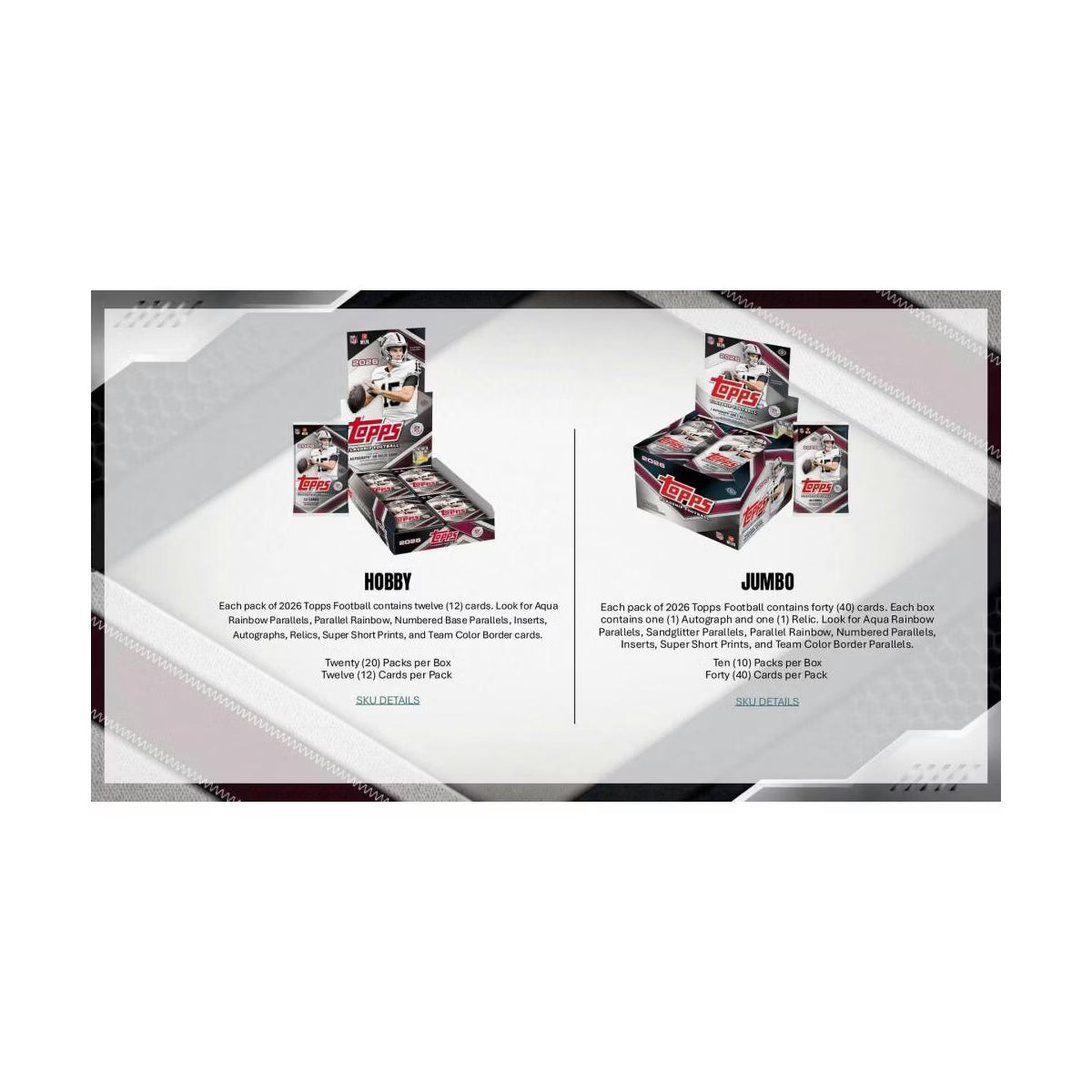 2026 Topps Football Hobby Pack