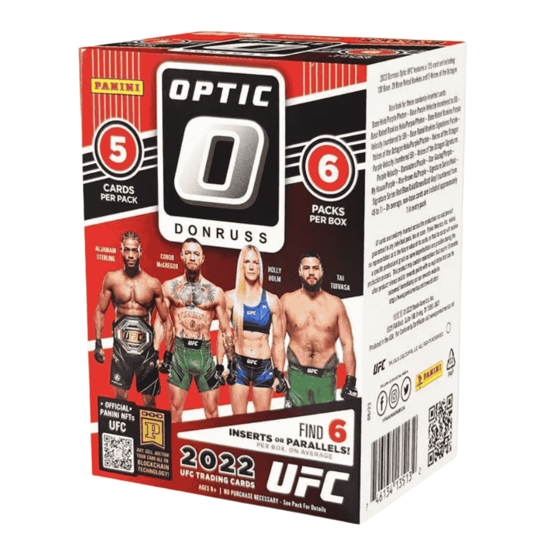 2022 Panini Donruss Optic UFC 6-Pack Blaster Box (Purple Parallel)