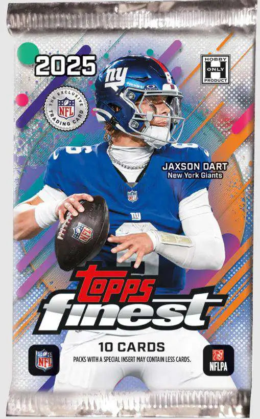 2025 TOPPS FINEST FOOTBALL HOBBY PACK
